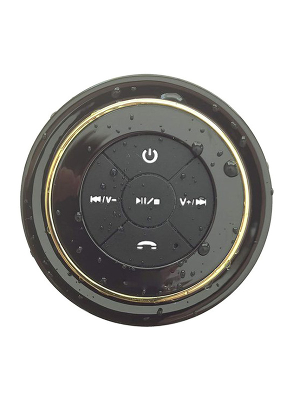 

Xystimulate IF012 Waterproof Portable Bluetooth Shower Speaker, Black