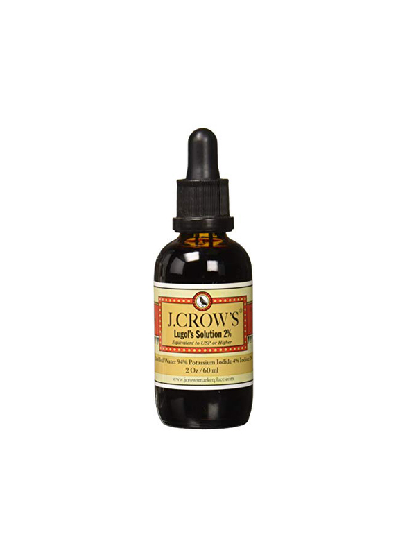 

J Crow's Lugols Solution of Iodine 2%, 60ml