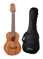 Takamine GUC1 Concert Acoustic Ukulele with Bag, Rosewood Fingerboard, Satin Natural/Black