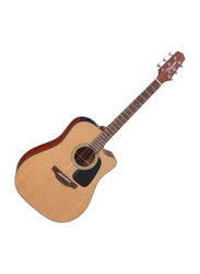 Takamine P1DC Dreadnought Cutaway Acoustic Guitar with Case, Rosewood Fingerboard, Natural Beige