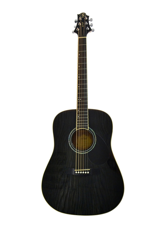 Samick D-4-CE Greg Bennett Design Acoustic Guitar, Rosewood Fingerboard, Black