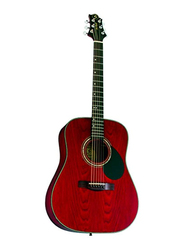 Samick D-4 Greg Bennett Design Acoustic Guitar, Rosewood Fingerboard, Red