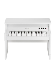 Korg Tiny Digital Toy Piano, 25 Keys, White