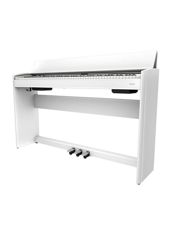 Roland F701 Digital Piano, 88 Keys, White