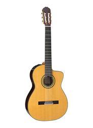 Takamine TH5C Electro Acoustic Guitar with Case, Ebony Fingerboard, Brown