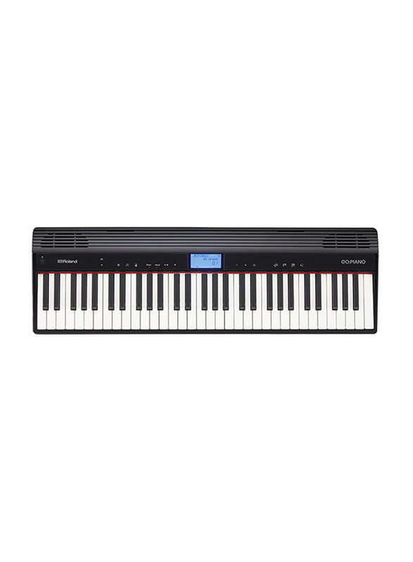 Roland GO-61P Digital Piano, 61 Keys, Black