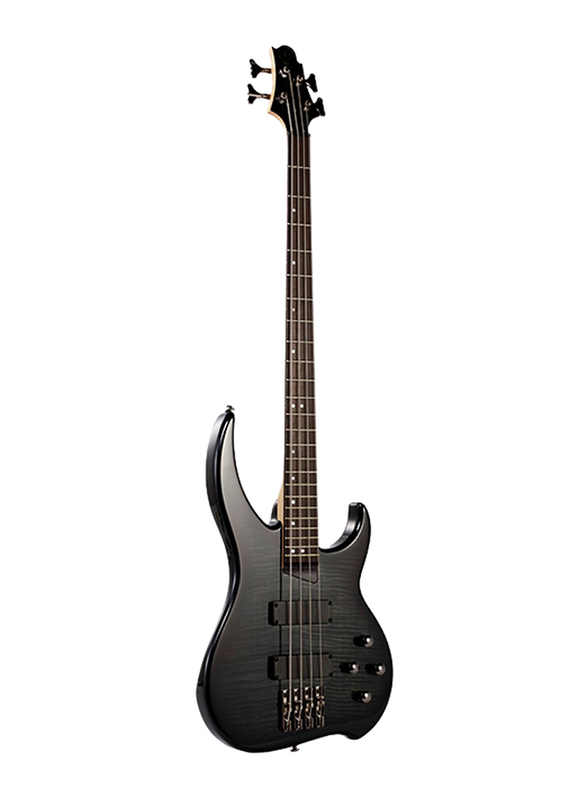 Samick DB204-TBK Greg Bennett Design Electric Bass Guitar, Rosewood Fingerboard, Black