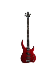 Samick DB104 MR Greg Bennett Design Electric Bass Guitar, Rosewood Fingerboard, Red