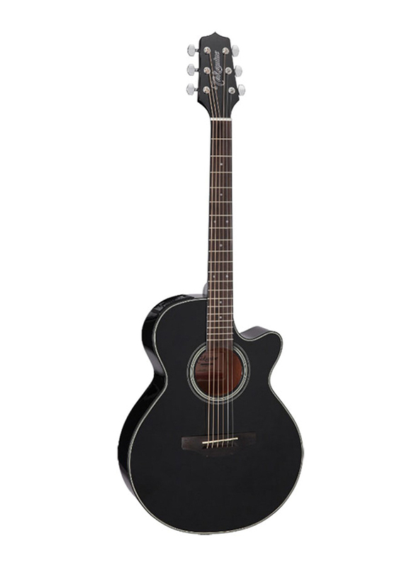 Takamine GF15CE Semi Acoustic Guitar, Rosewood Fingerboard, Black