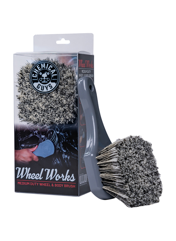 

Chemical Guys Wheel Works Medium Duty Wheel & Body Brush, Multicolour