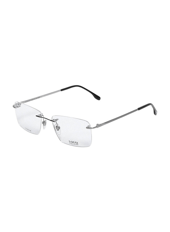 

Lozza Rimless Rectangular Silver Unisex Eyeglasses Frame, VL2332, 56/18/145