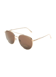 Tom Ford Full-Rim Aviator Gold Unisex Sunglasses, Brown Lens, TF691, 58/18/145
