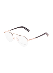 Tom Ford Half-Rim Aviator Gold/Black Unisex Eyeglasses Frame, TF5451, 48/19/140