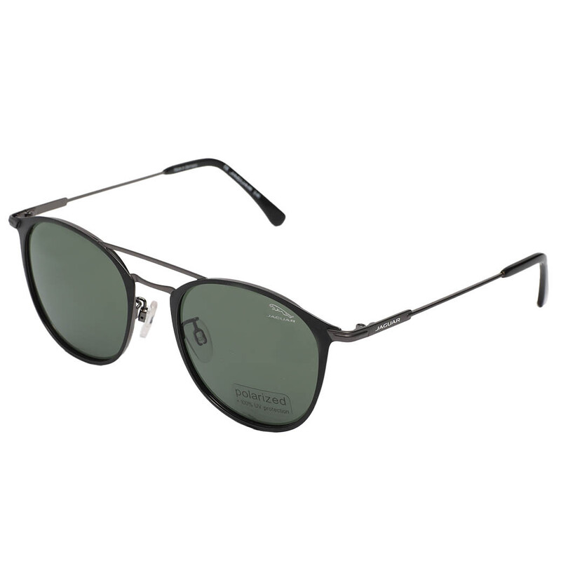 

Jaguar Full Rim Oval Sunglasses For Men Grey Lens, 39717, 50/21/145