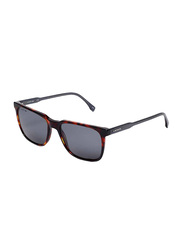 Lacoste Full-Rim Square Multicolour Sunglasses for Men, Blue Lens, L910S, 54/17/145