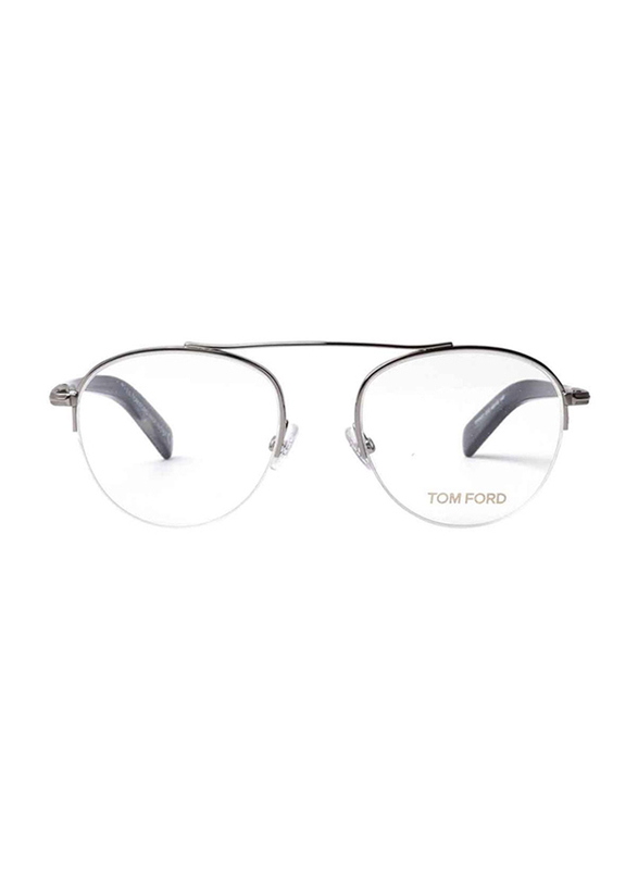 Tom Ford Half-Rim Aviator Black Unisex Eyeglasses Frame, TF5451, 48/19/140