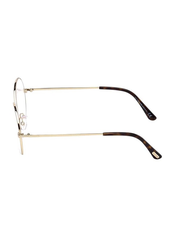Tom Ford Full-Rim Oval Gold Eyeglasses Frame for Women, TF5517, 58/11/140