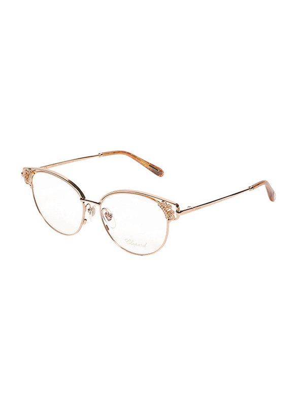 

Chopard Full Rim Cat Eye Gold Eyeglasses Frame for Women, VCHC51S, 53/15/135