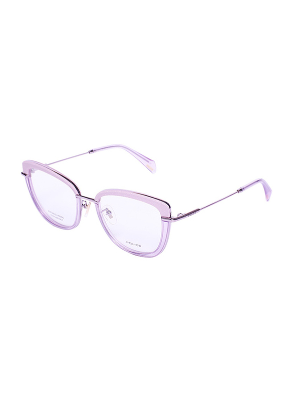 

Police Full-Rim Cat Eye Purple Eyeglasses Frame for Women, VPLA06, 54/19/135