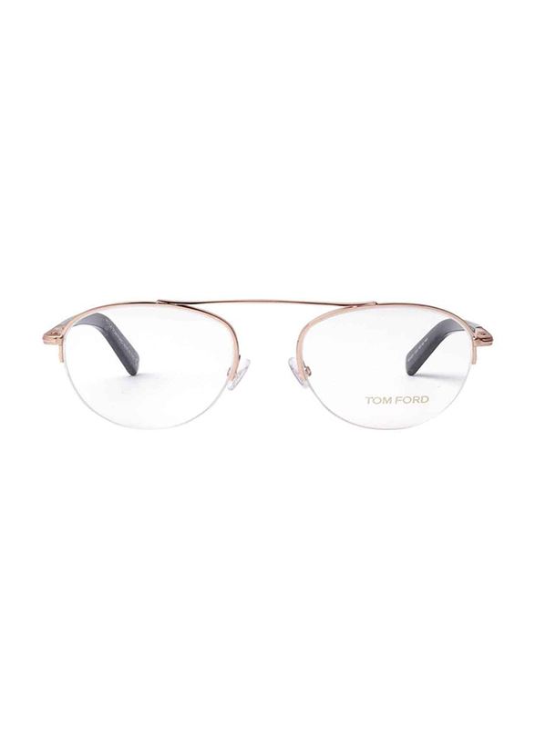 Tom Ford Half-Rim Aviator Gold/Black Unisex Eyeglasses Frame, TF5451, 48/19/140
