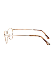 Tom Ford Full-Rim Oval Gold Unisex Eyeglasses Frame, TF5349, 49/20/145