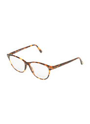 Tom Ford Full-Rim Cat Eye Havana Eyeglasses Frame for Women, TF5402, 54/15/140