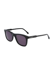 Lacoste Full Rim Square Black Sunglasses for Men, Black Lens, L933S, 53/20/145