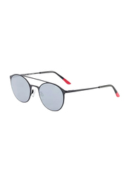 Jaguar Full Rim Round Black Sunglasses for Men, Black Lens, 37579, 51/21/145