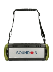 Sound On R101 IPX5 Waterproof Portable Bluetooth Speaker, Green