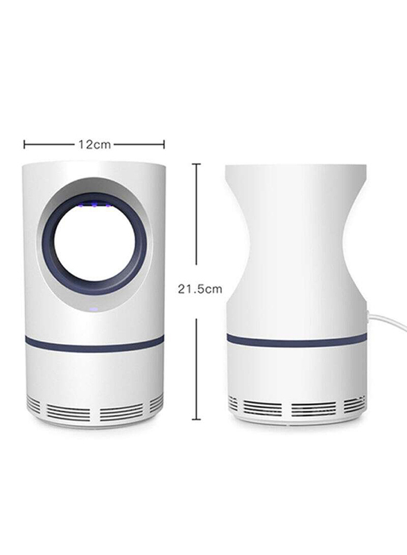

Generic UV LED Light USB Powered Mosquito Killer Lamp, 5W, H24287, White/Black