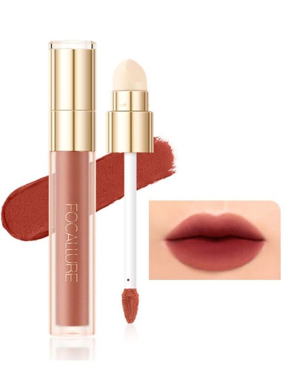 

Focallure Moisturizing Lip Gloss Velvet Creamy Matte Lipcream, 105 Latte