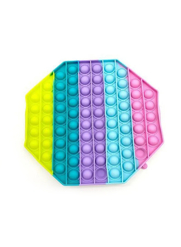 

Prime Stress-Relieve Push It Pop Bubble Rainbow Fidget Toy, Ages 2+, Multicolour