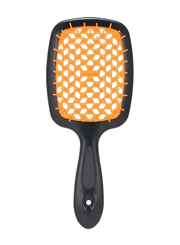 

Generic Anti Static Detangle Paddle Hairbrush for All Hair Types, Multicolour, 1 Piece