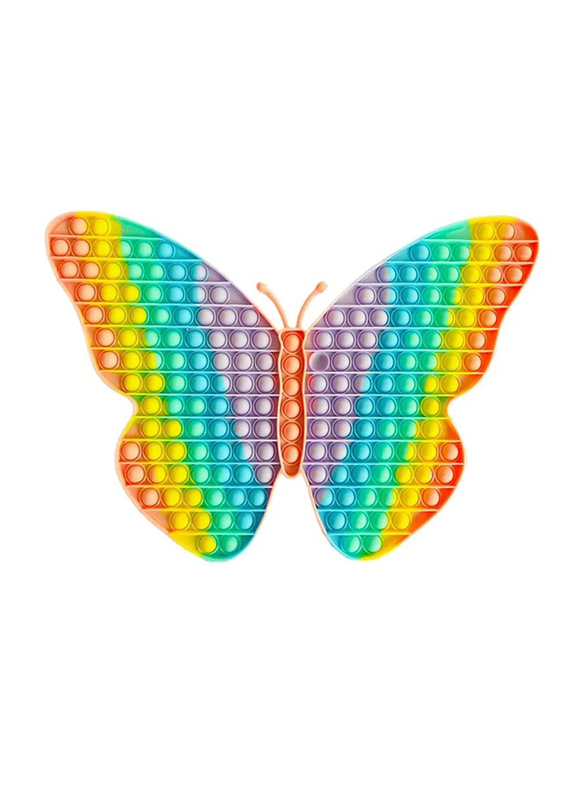 

Prime Push Pop Bubble Sensory Butterfly Shape Fidget Toy, Ages 2+, Multicolour