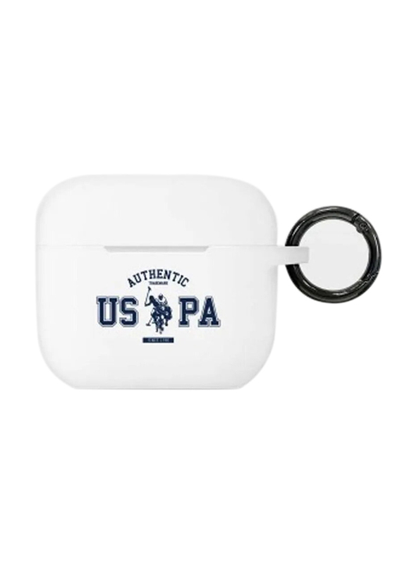 

U.S.Polo Assn. Silicone USPA Authentic Case for Airpods 3, White