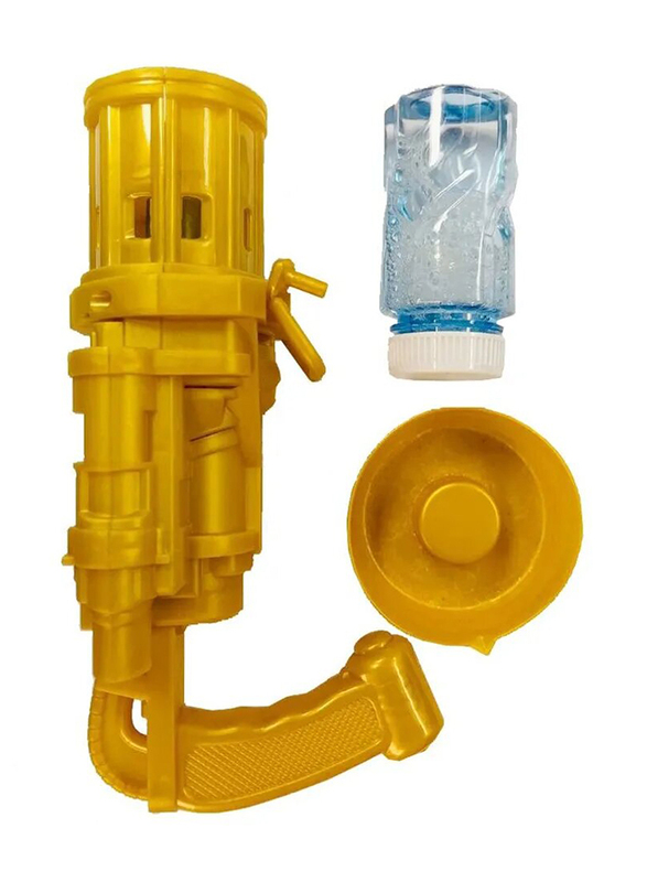 

Prime Bubble Gun Machine with Liquid, Ages 5+, Gold