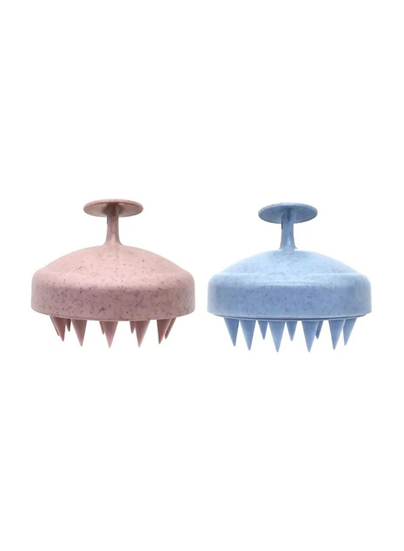 

Prime Soft Silicone Head Scalp Massager, Multicolour, 2 Piece