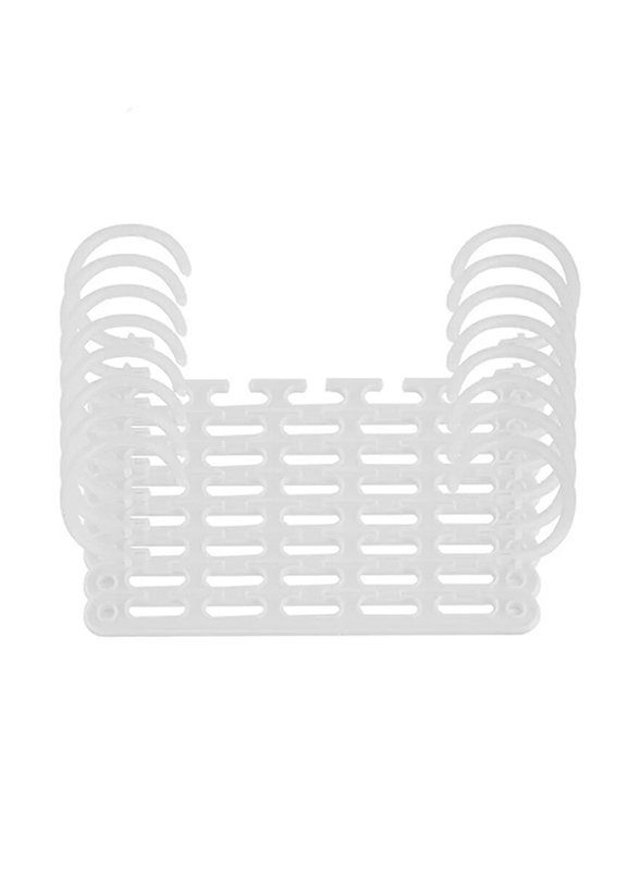 

8-Piece Space Saving Magic Clothes Hangers, White