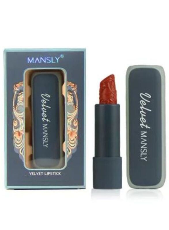

Mansly Chinese Traditional Patterns Carved Matte Lipstick, 303 Red