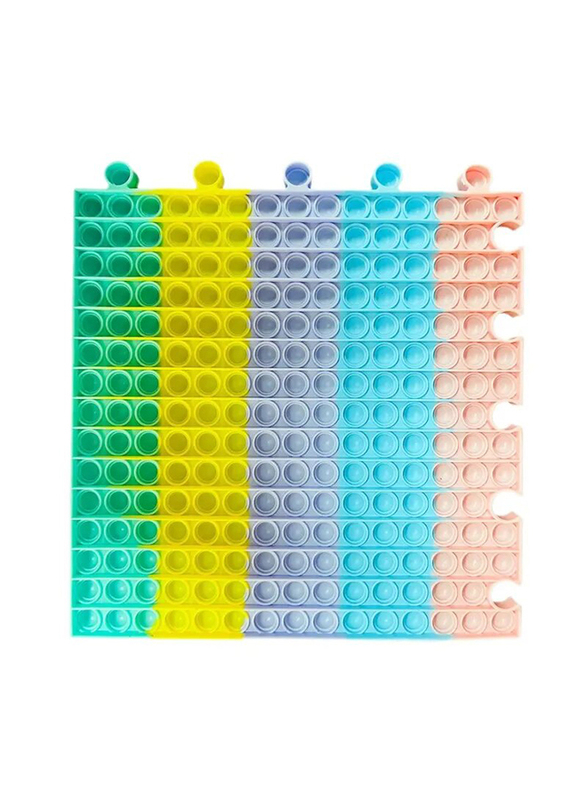 

Prime Pop It Square Shape Fidget Sensory Educational Anti Stress Relieve Toy, Ages 2+, Multicolour