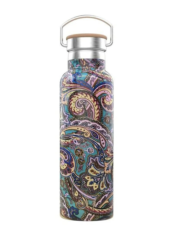 

Green Lion Green 600ml Stainless Steel Double Vacuum Wall Water Bottle, Multicolour