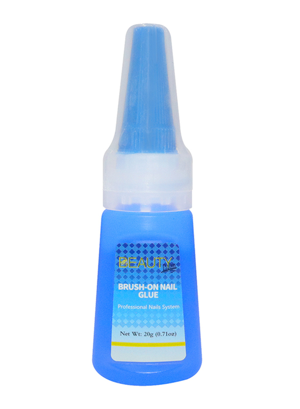 

Beauty Palm Brush On Nail Glue, 20gm, Blue