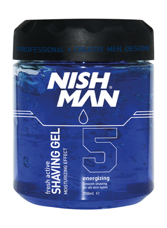 

Nish Man Fresh Alive 5 Energizing Shaving Gel, 750ml