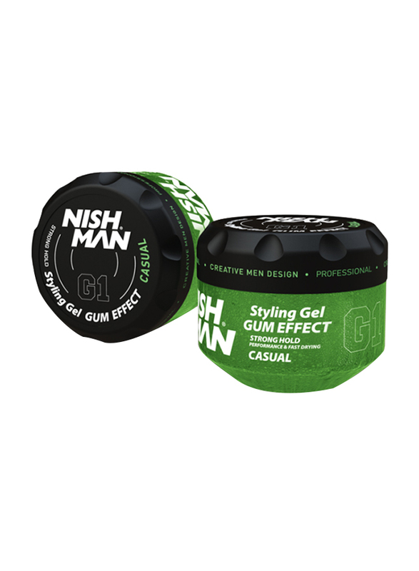 

Nish Man Gum Effect Strong Hold Casual Styling Gel for All Hair Types, 300ml