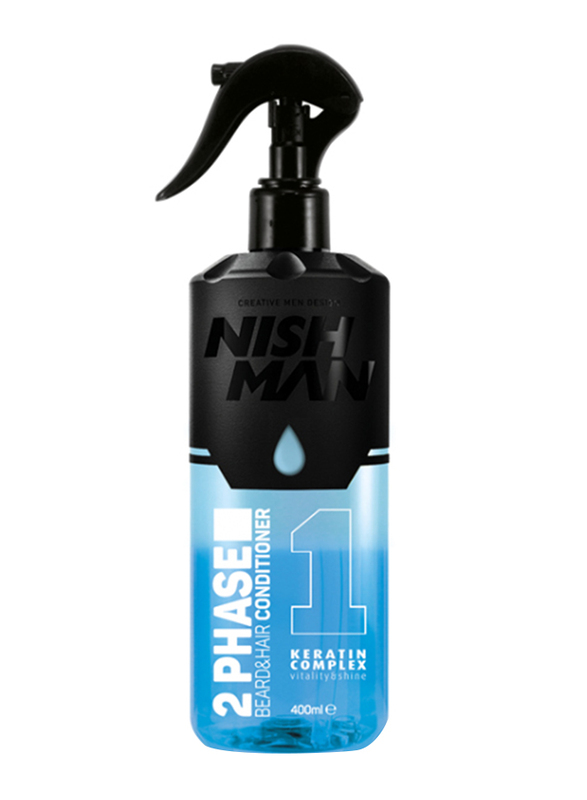 

Nish Man 2 Phase Keratin Complex Conditioner for All Hair Types, 400ml