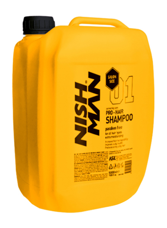 

Nish Man Salon Size 01 Pro Hair Shampoo for All Hair Types, 5000ml