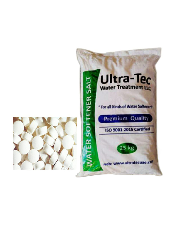 Water Salt Tablets, 25 Kg, White