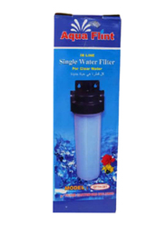 Ultra Tec Water Treatment LLC Single Water Filter Housing, Transparent/Black