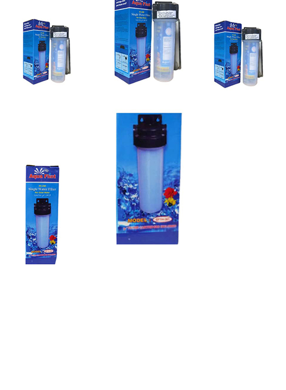 Ultra Tec Water Treatment LLC Single Water Filter Housing, Transparent/Black