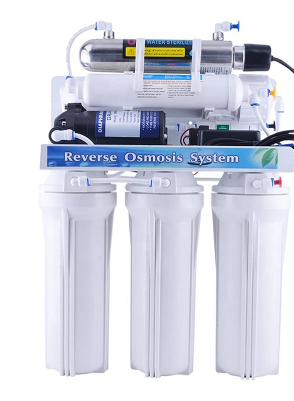 Ultra Ratique Ultimate Row Top Certified High Quality Drinking Water Filter System, White